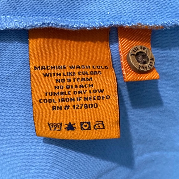 Tailor Vintage Connecticut Originals Men’s Polo Shirt Blue Size Medium NWT - Picture 5 of 7